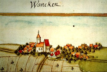 Bild von Wankheim 1683 von Andreas Kieser
