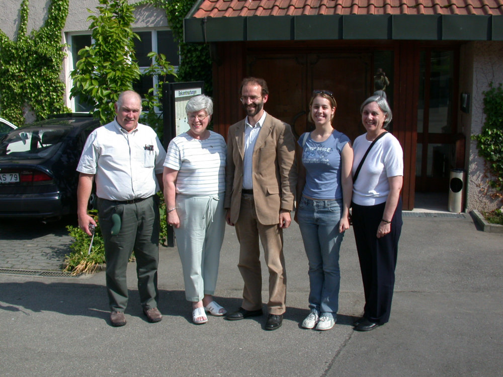 v. l.: John & Brenda Kearns, Dr. Jürgen Soltau, Kerry & Gena Schantz