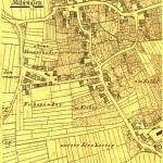 Alter Stadtplan von Mähringen
