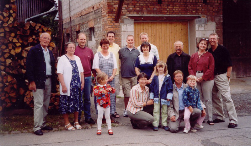 Steve mit Familie und seinen Mähringer und Kusterdinger Verwandten